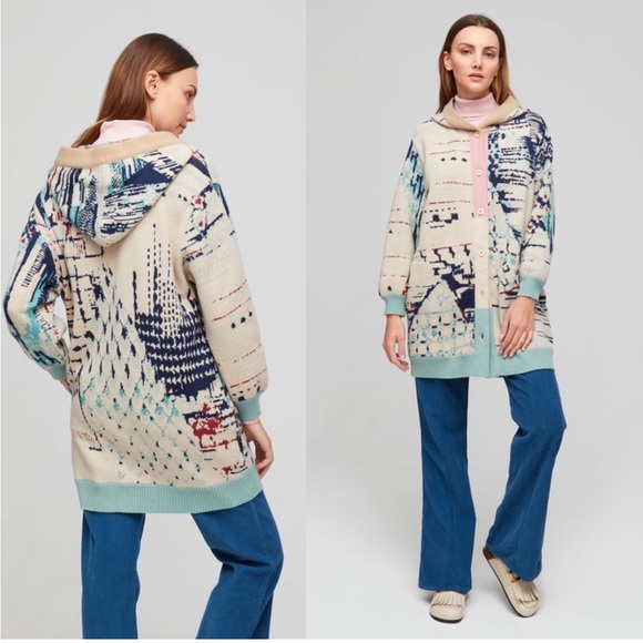 Anthropologie Aldo Martins Hooded Cardigan [785] - Picture 3 of 15